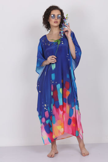 GeoChic – Digitally Printed Cotton Georgette Kaftan
