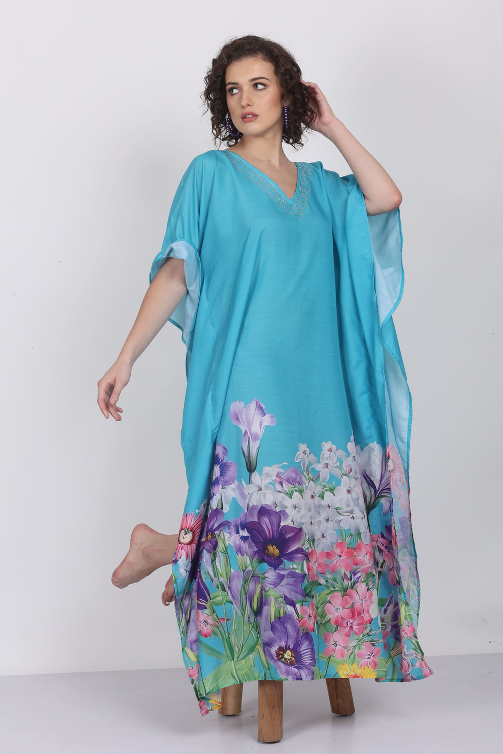 Floral Impressions – Wearable Art Kaftan
