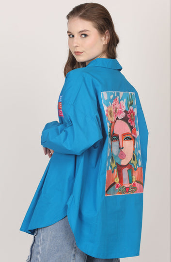 Oversize Patch Shirt