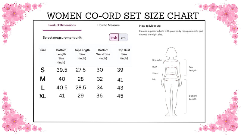 Sizing guide image