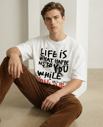 Digital Printed Organic Cotton T-Shirt