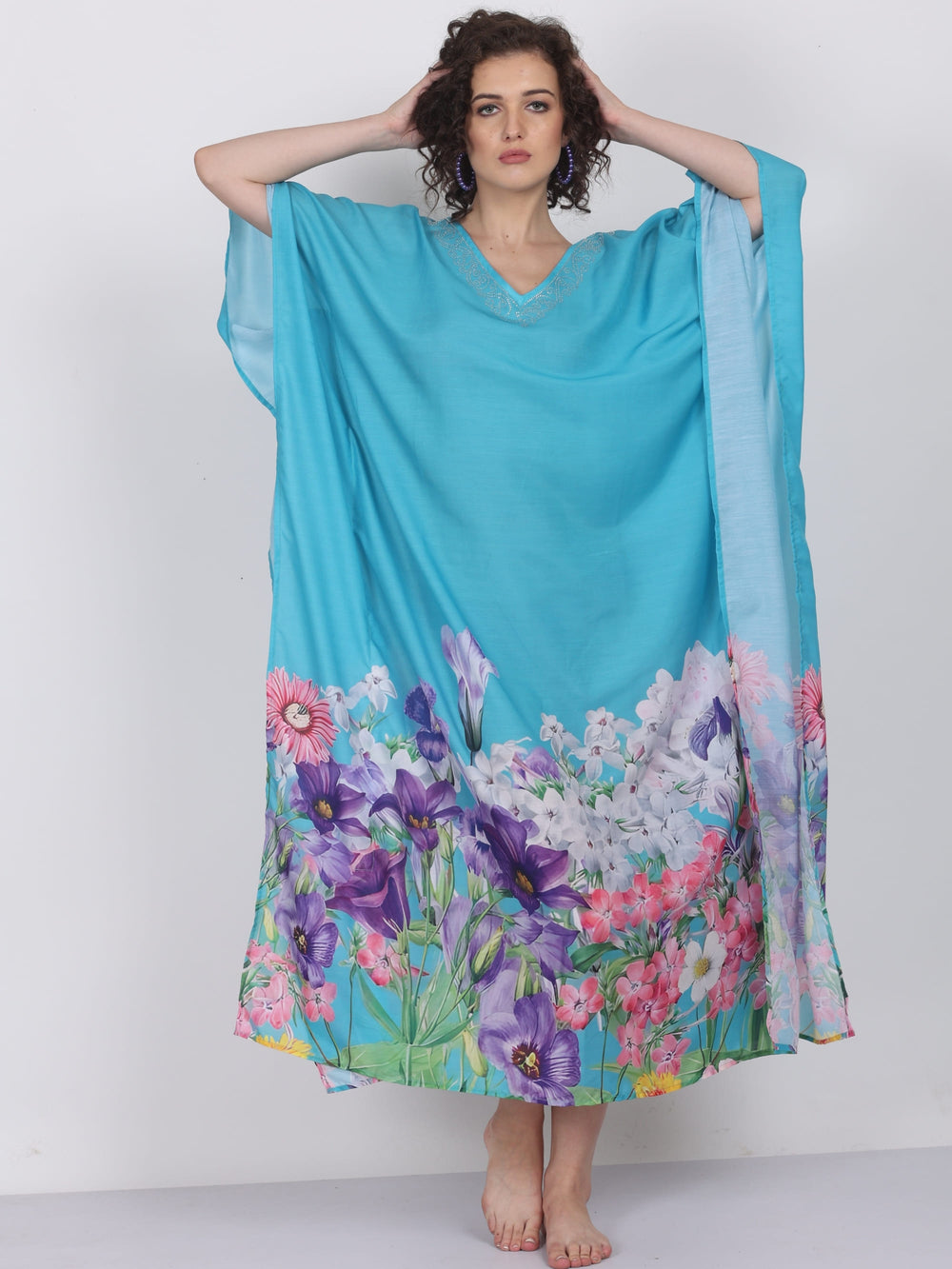Floral Impressions – Wearable Art Kaftan