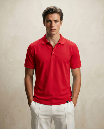 Solid Polo T-shirt