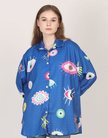 Oversize Patch Shirt