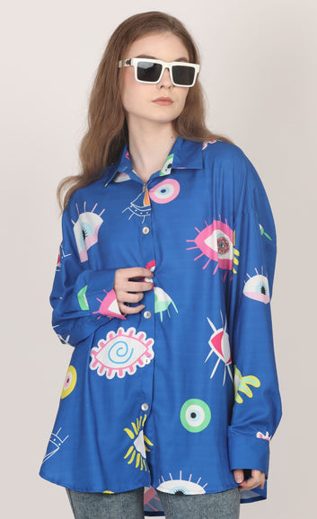 Oversize Patch Shirt