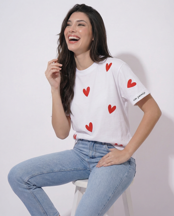Women Printed Oversized T-shirts