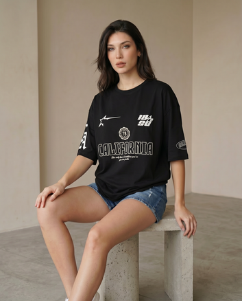 Women Printed Oversized T-shirts