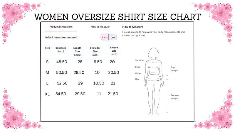 Sizing guide image