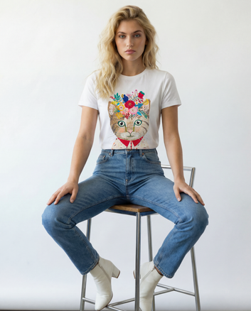 Women Printed Oversized T-shirts