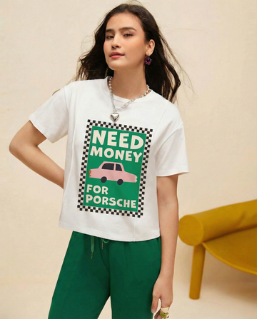 Women Printed Oversized T-shirts