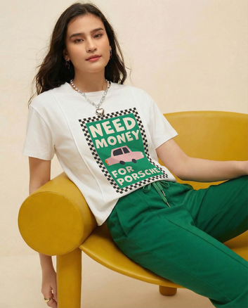 Women Printed Oversized T-shirts