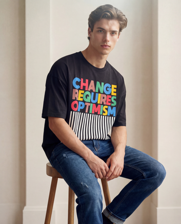Digital Printed Organic Cotton T-Shirt