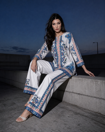 Middle East Lycra Co-ord Set