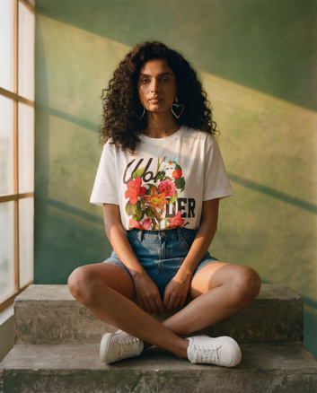 Digital Printed Organic Cotton T-Shirt