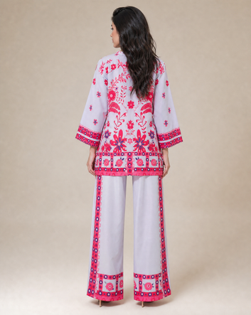 Desert Bloom Fuchsia Lycra Co-ord Set