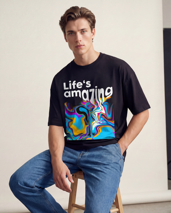 Digital Printed Organic Cotton T-Shirt