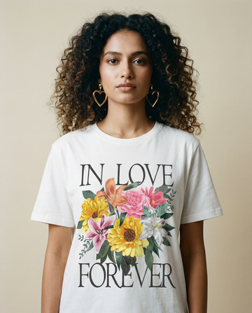 Women Floral Printed T-shirt