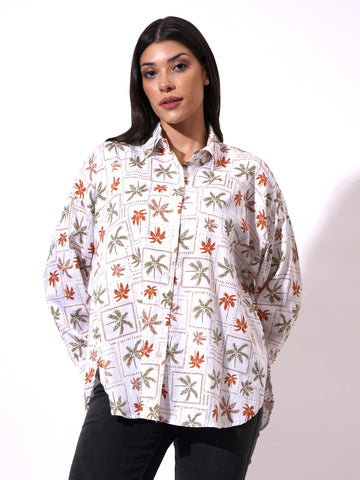 Palmora  over sized Shirt