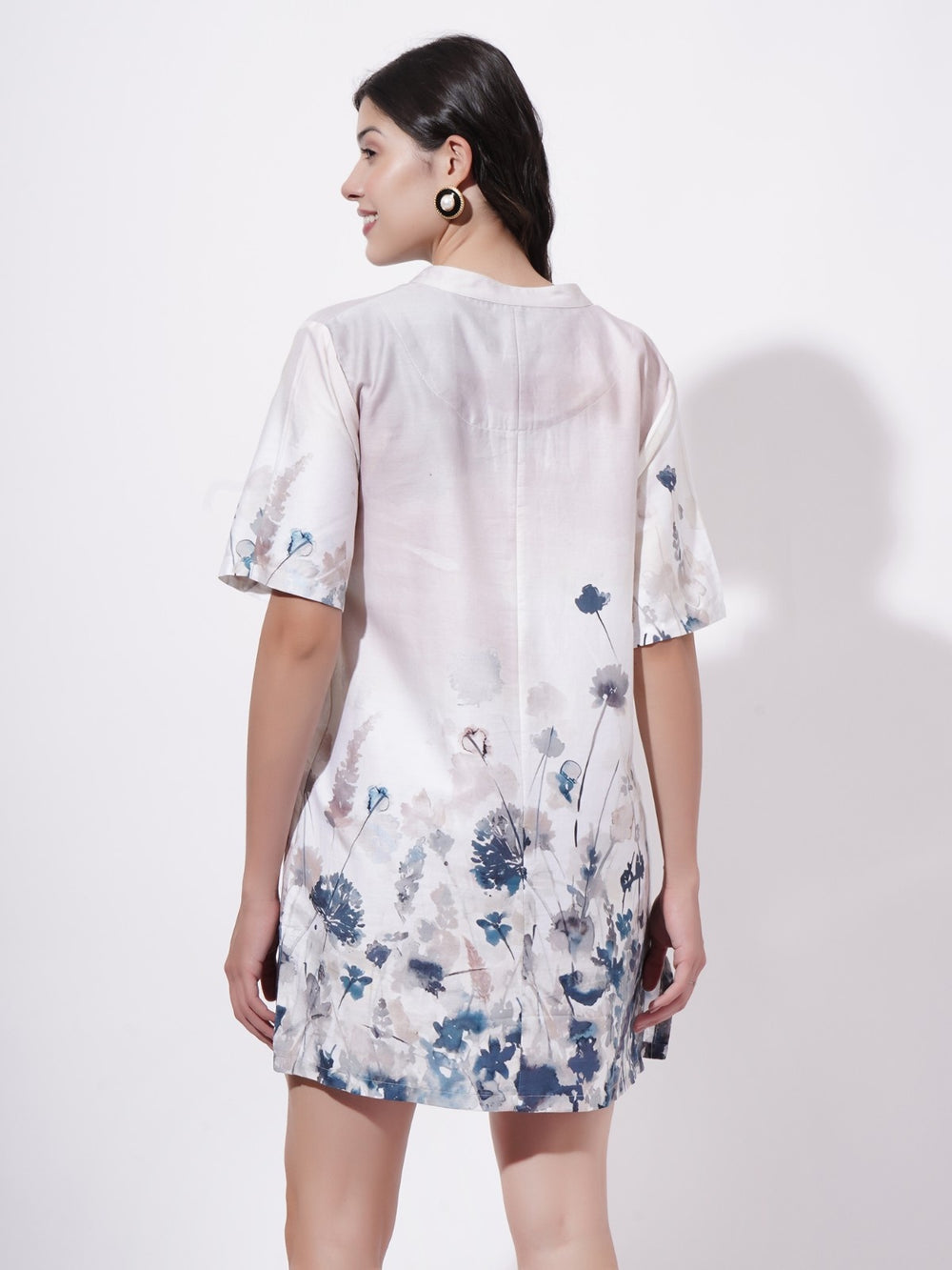 Soft Bloom Short Dress