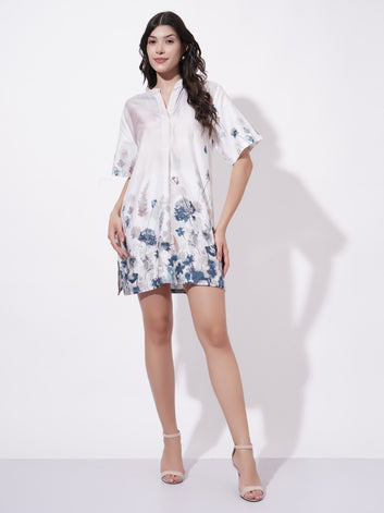 Soft Bloom Short Dress