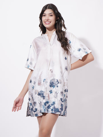 Soft Bloom Short Dress