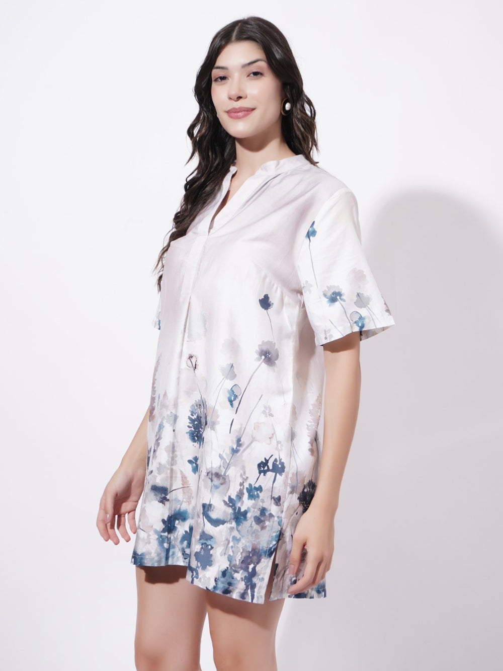 Soft Bloom Short Dress